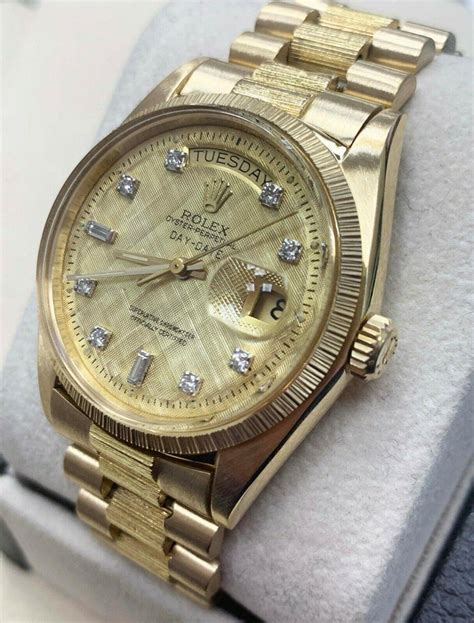 yellow-gold rolex day date 1807|president's watch 1807.